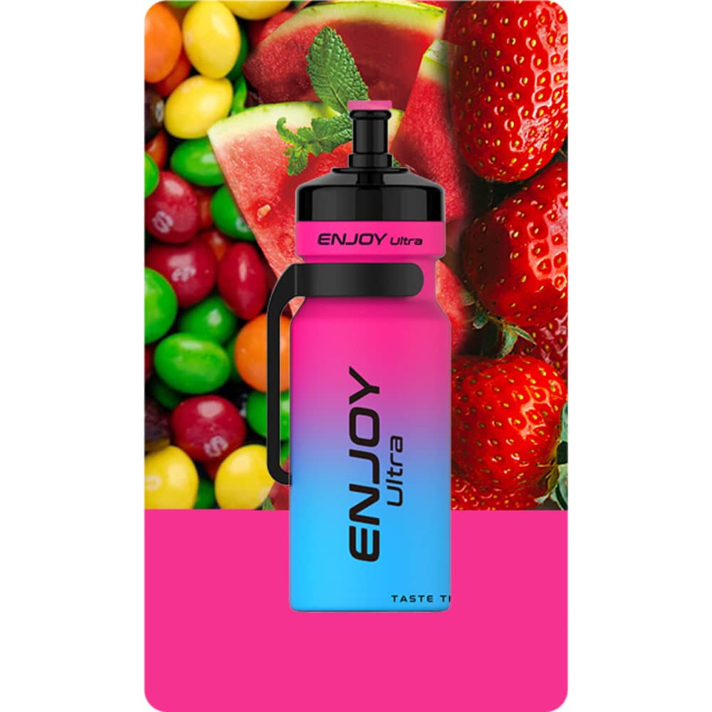 Enjoy Ultra 9000 Prefilled Pod Vape Kit Strawberry Watermelon Bubblegum