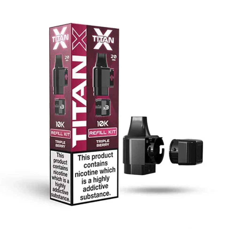 Titan X 10K Pods Triple Berry