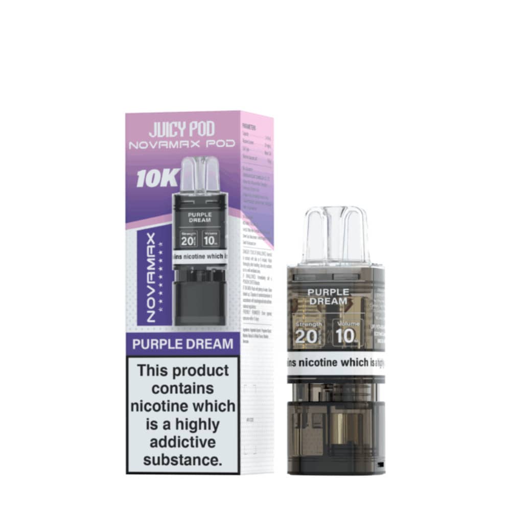 Juicy Pod Novamax 10K Pods Purple Dream
