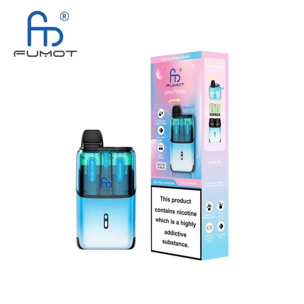 RandM Fumot Ultra T32000 Blue Razz Lemonade / Pink Lemonade
