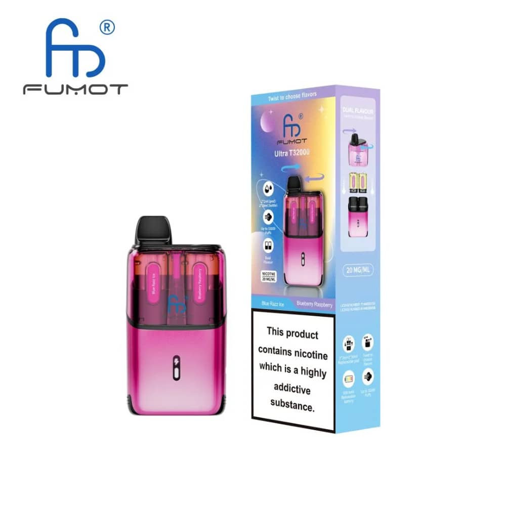 RandM Fumot Ultra T32000 Blue Razz Ice / Blueberry Raspberry