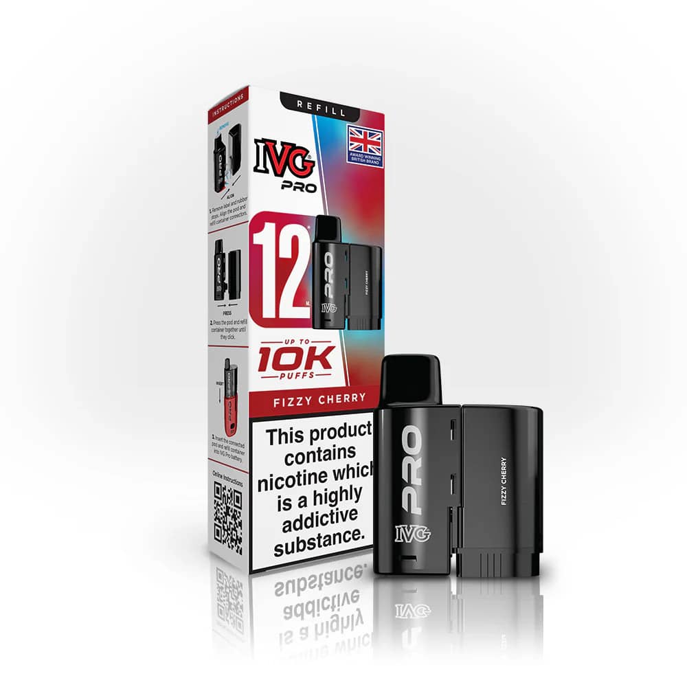 IVG Pro 10K Pods Fizzy Cherry