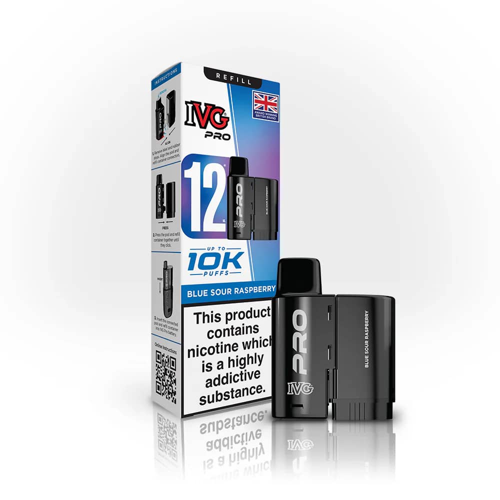 IVG Pro 10K Pods Blue Sour Raspberry
