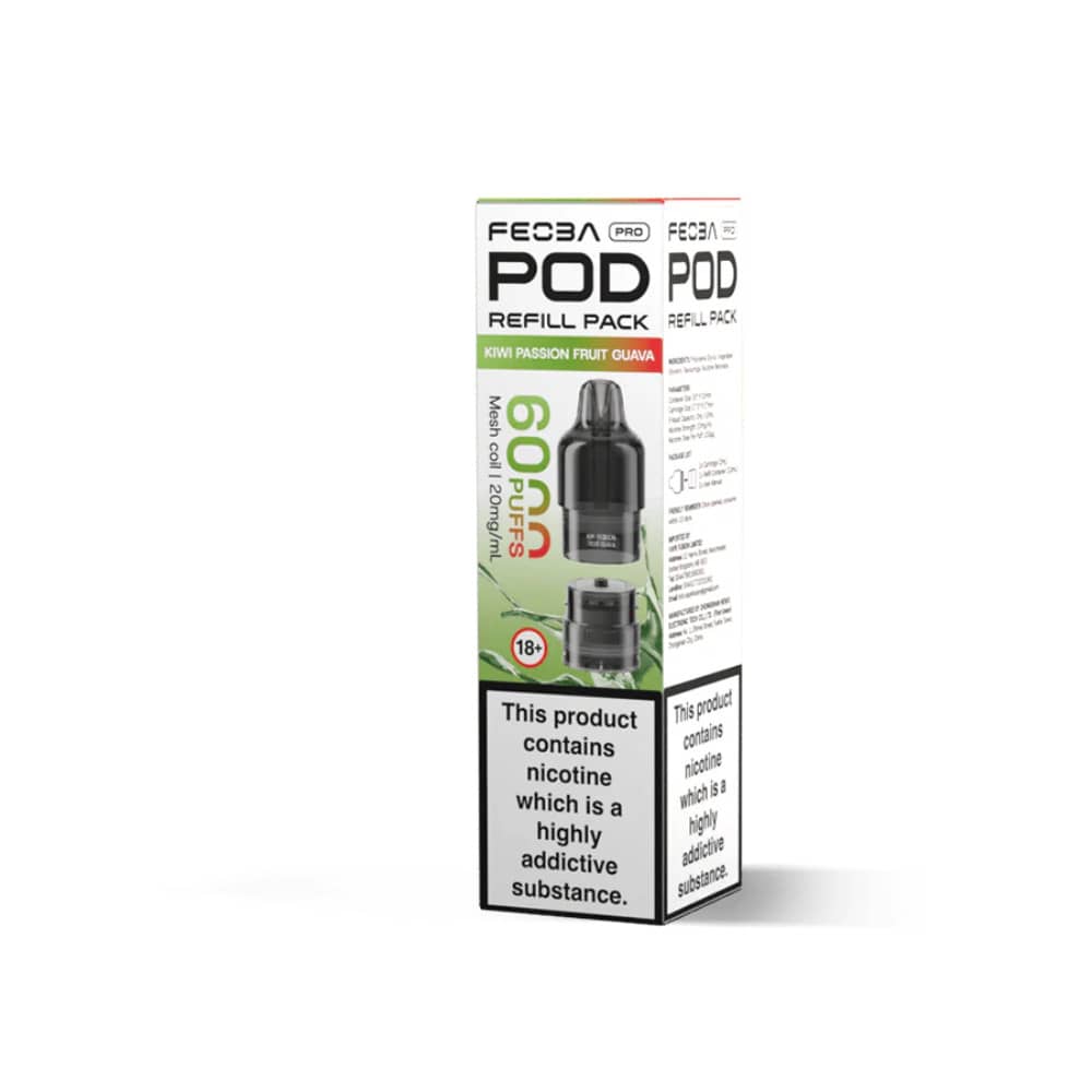 Feoba Pro Plus 6000 Pods Kiwi Passionfruit Guava