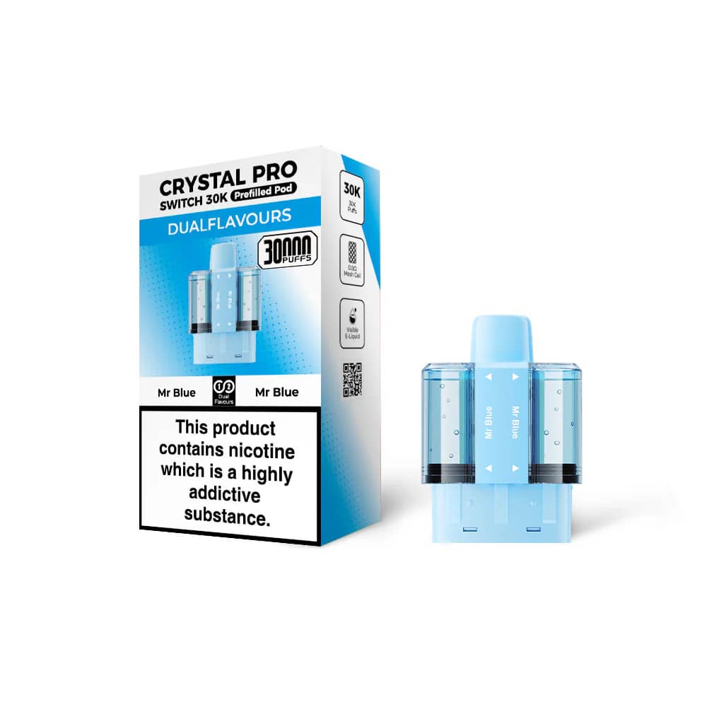 Crystal Pro Switch 30k Pods Mr Blue