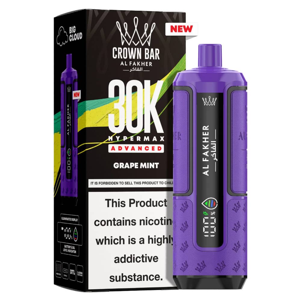 Al Fakher 30k Hypermax Prefilled Vape Kit Grape Mint