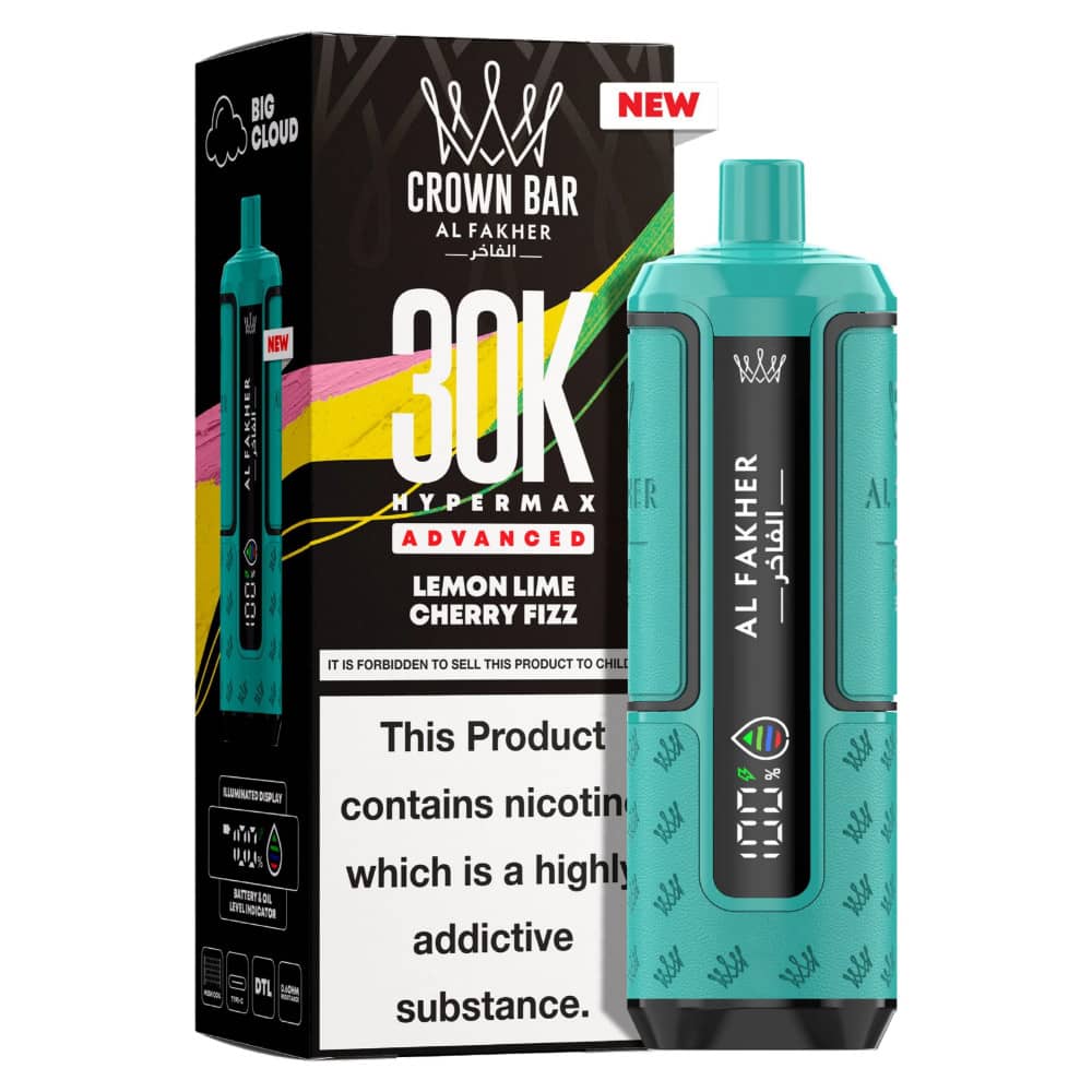 Al Fakher 30k Hypermax Prefilled Vape Kit Lemon Lime Cherry Fizz