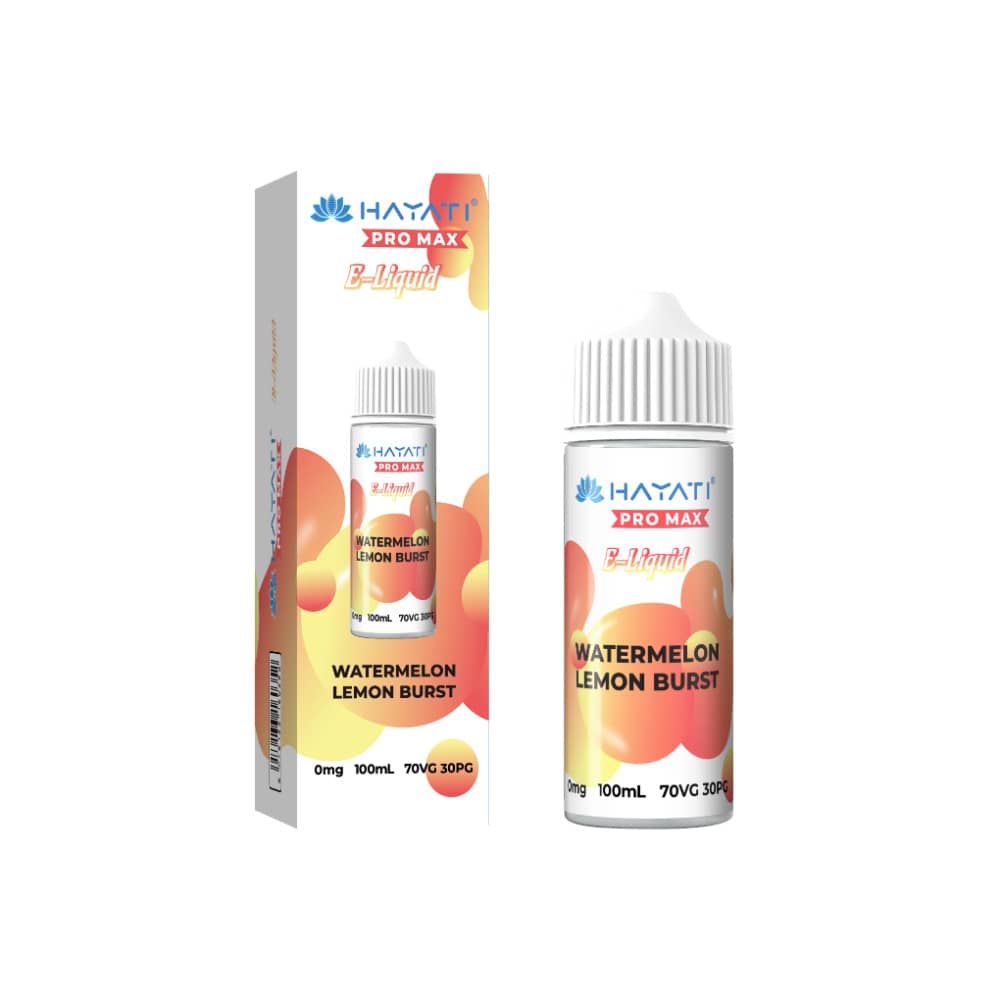 Hayati Pro Max 100ml E-Liquids 70/30 Watermelon Lemon Burst