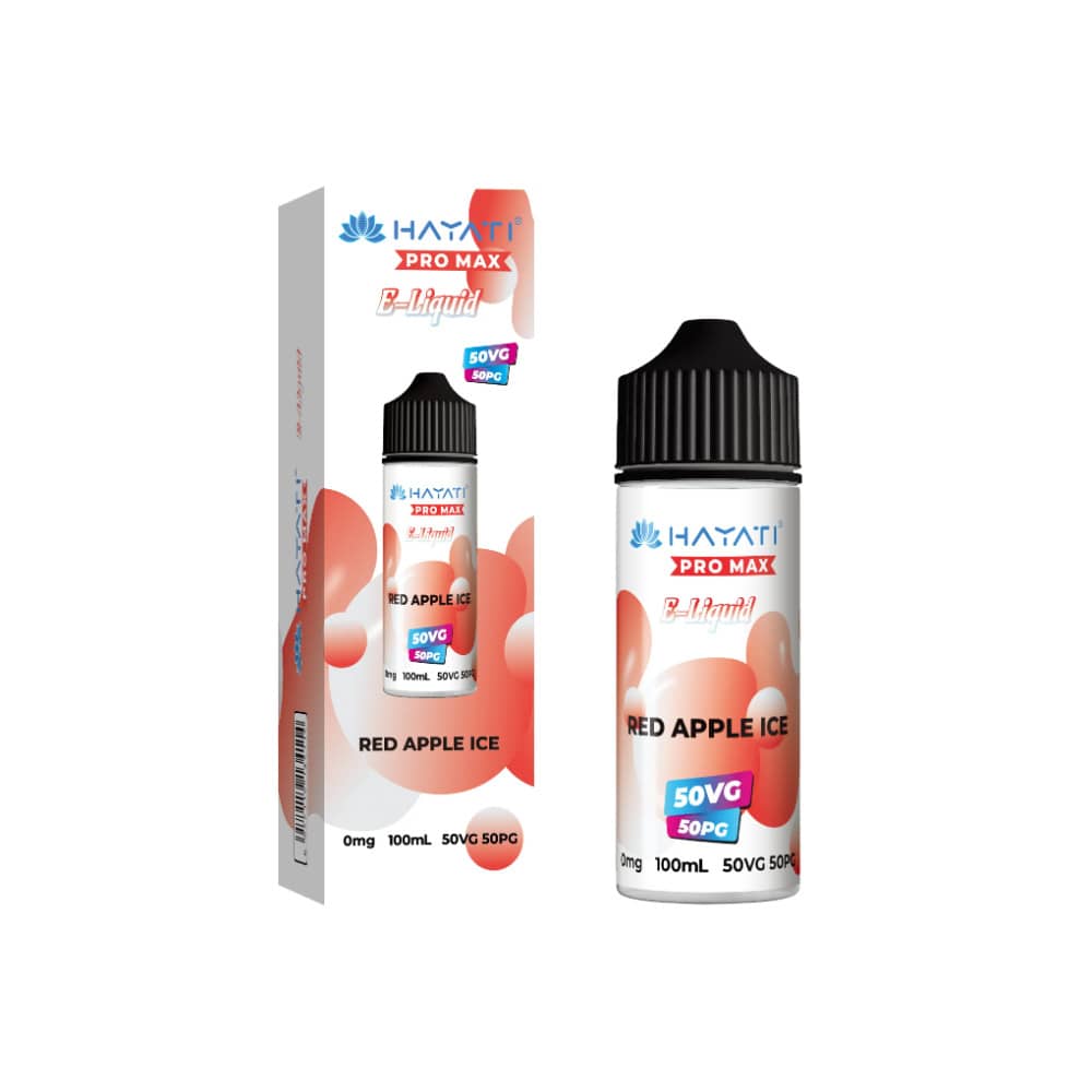 Hayati Pro Max 100ml E-Liquids 50/50 Red Apple Ice