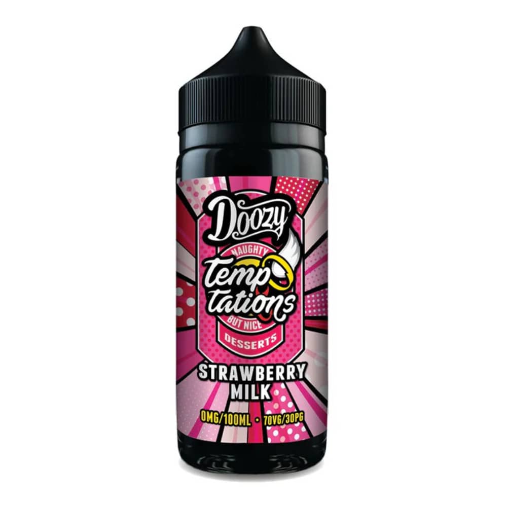 Doozy Temptations 100ml E-Liquids Strawberry Milk
