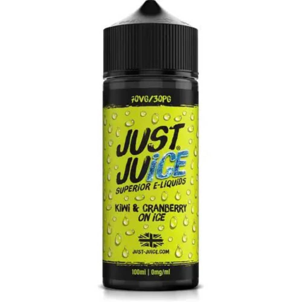 Just Juice Iconic 100ml E-Liquids Kiwi & Cranberry on Ice