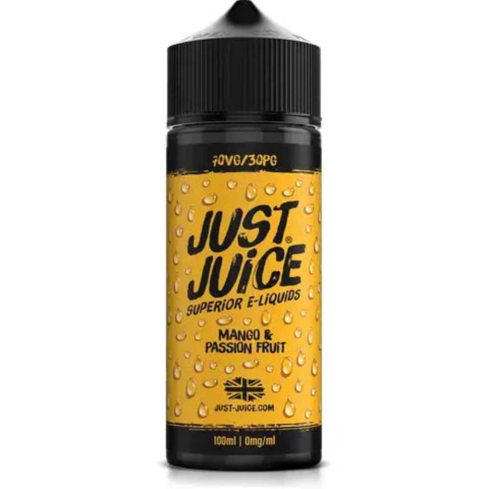 Just Juice Iconic 100ml E-Liquids Mango & Passionfruit