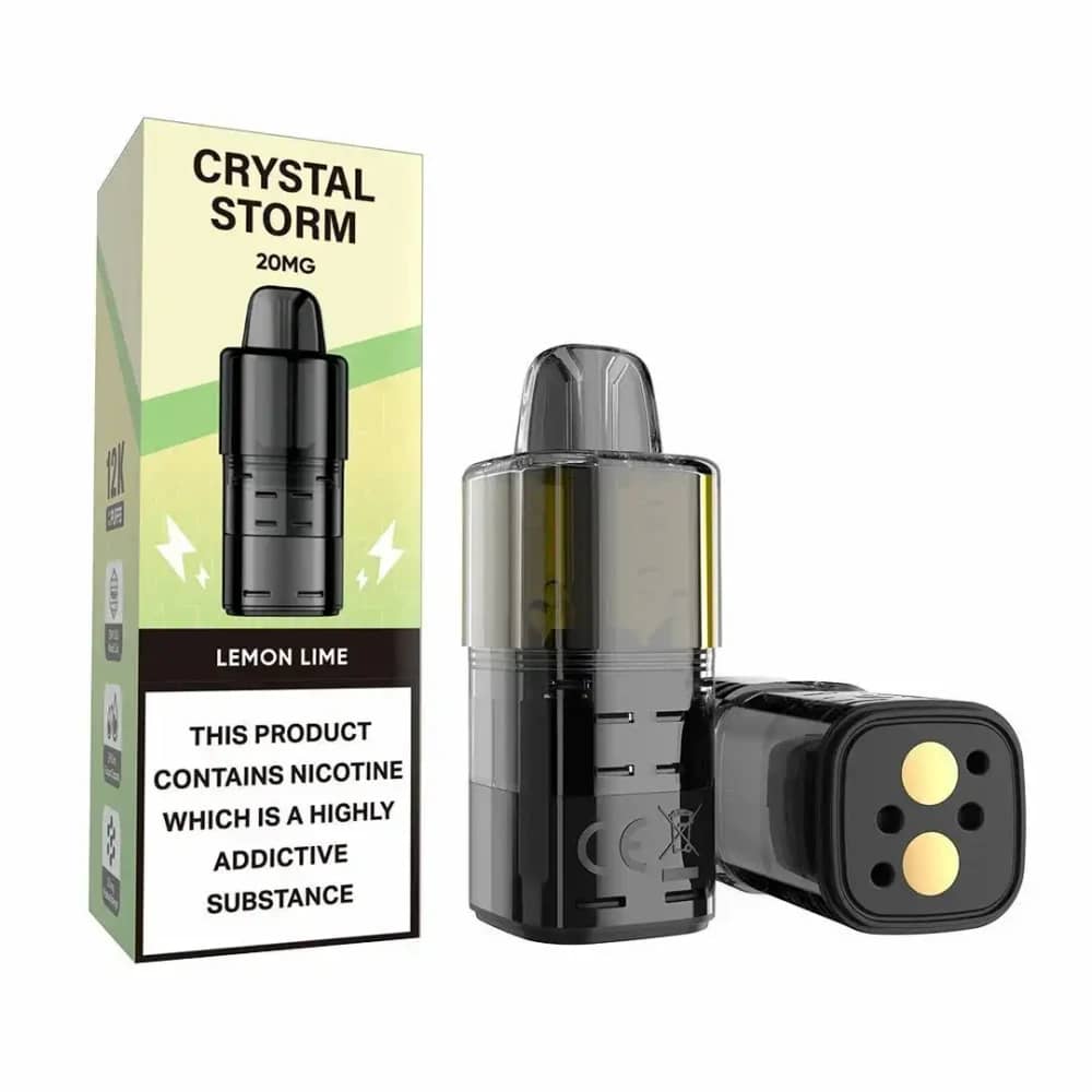 Crystal Strom Bar 12k Refill Pods Lemon & Lime