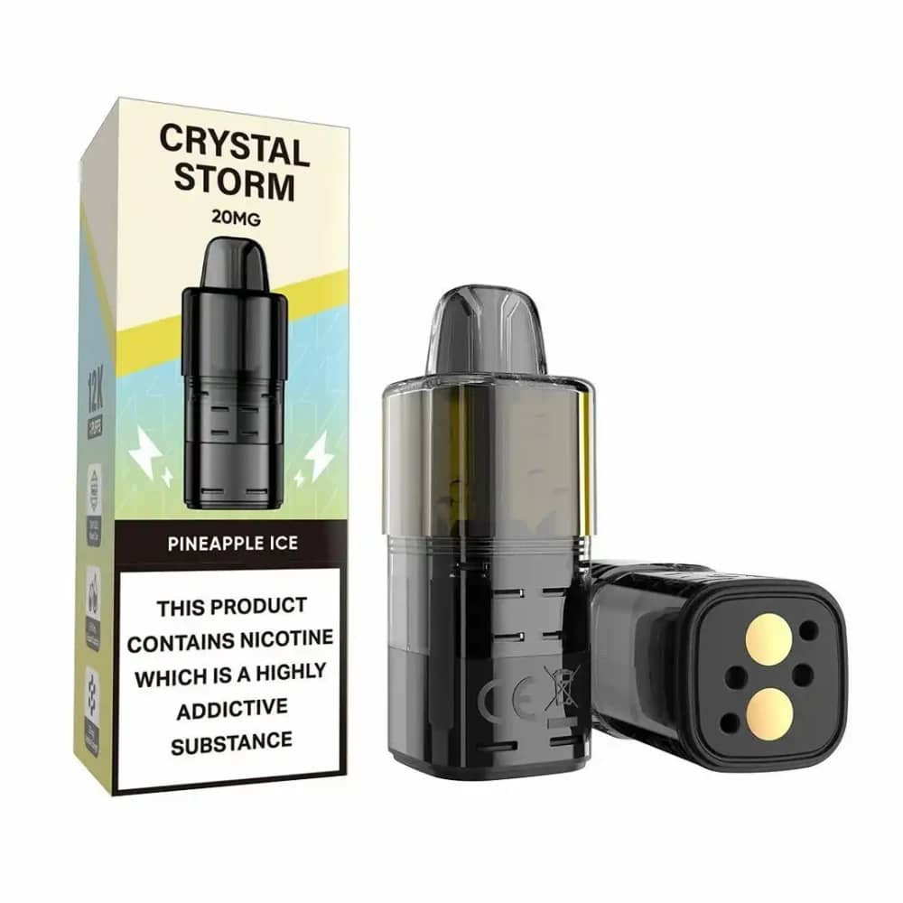 Crystal Strom Bar 12k Refill Pods Pineapple Ice