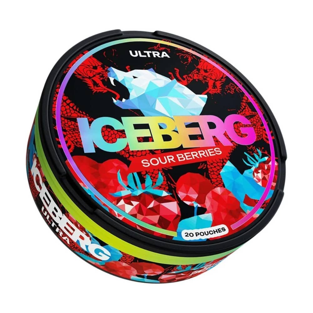 Iceberg Nicotine Pouches Sour Berries