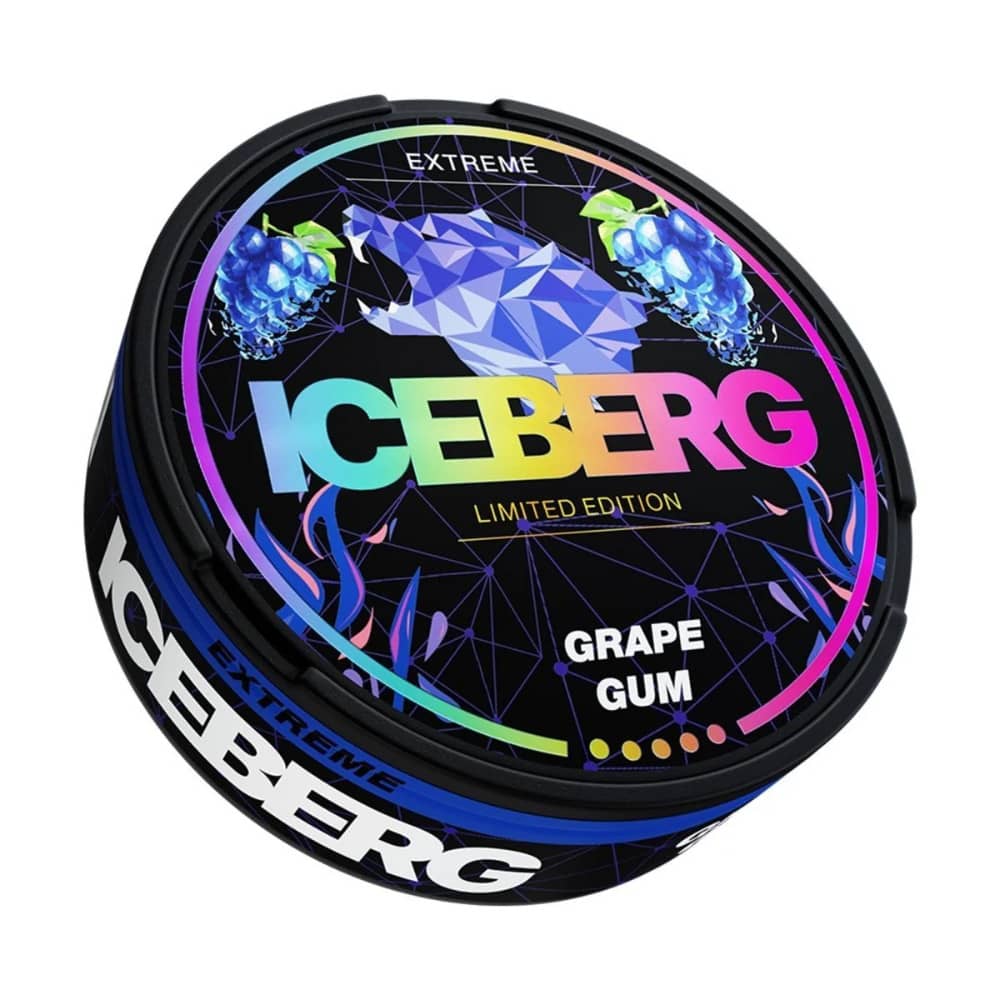 Iceberg Nicotine Pouches Grape Gum