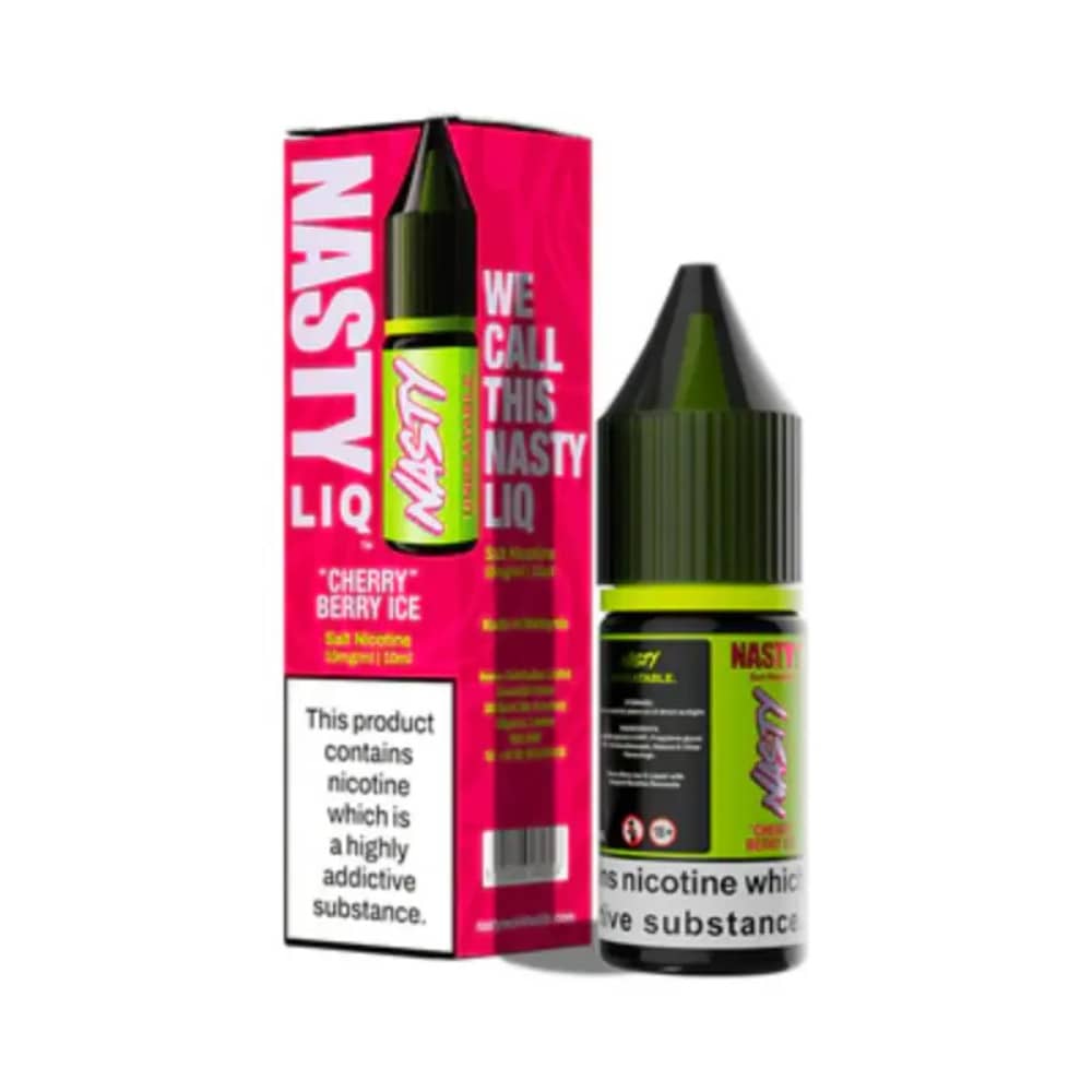 Nasty Liq Nic Salts e liquids 10ml Cherry Berry Ice 10mg