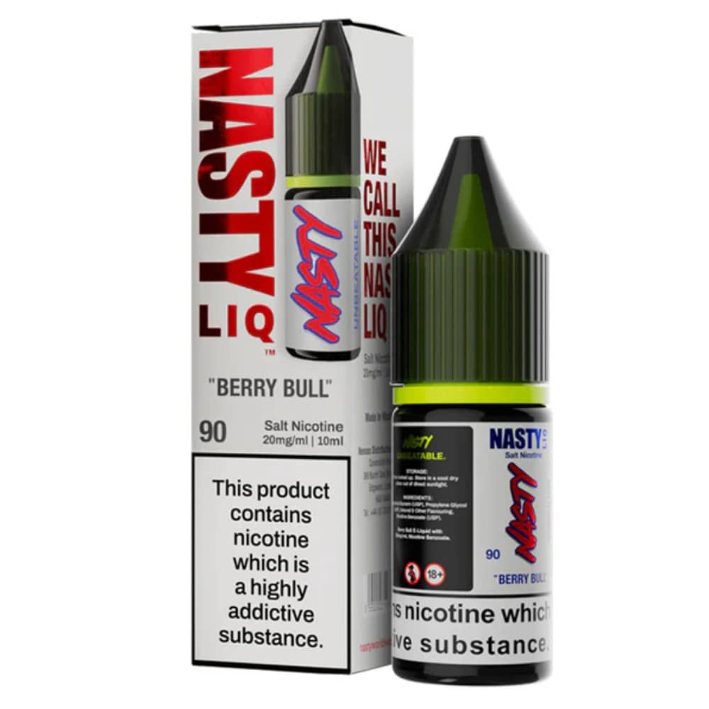 Nasty Liq Nic Salts e liquids 10ml Berry Bull 10mg