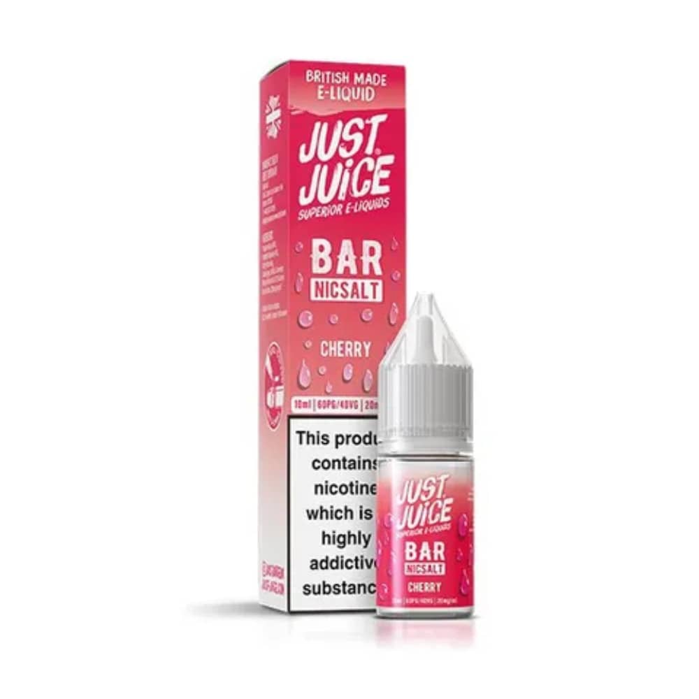 Just Juice Bar Nic Salts e liquids 10ml Cherry 10mg