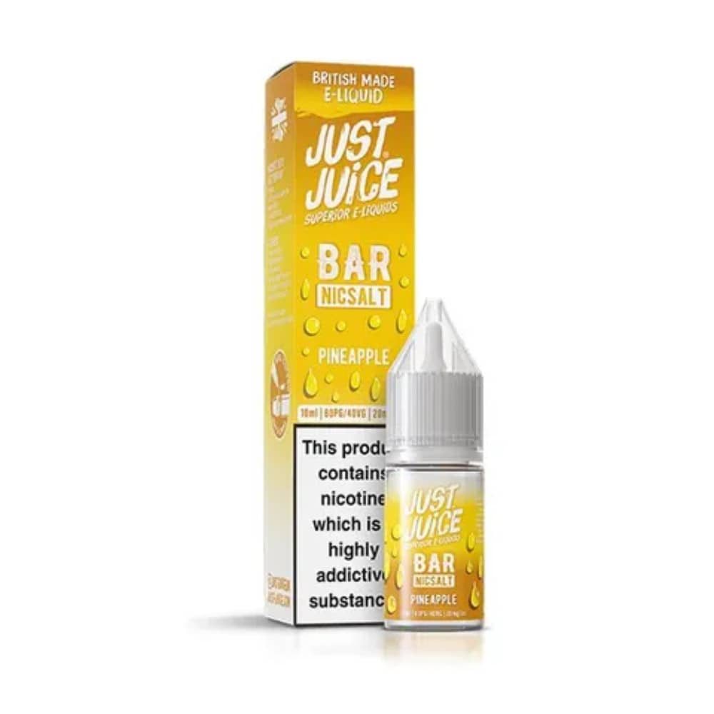 Just Juice Bar Nic Salts e liquids 10ml Pineapple 20mg