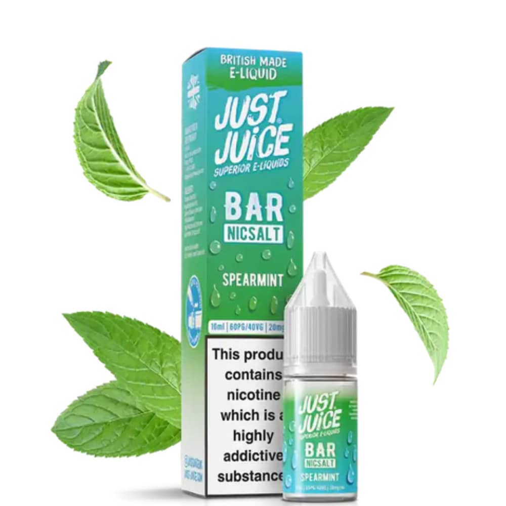 Just Juice Bar Nic Salts e liquids 10ml Spearmint 10mg