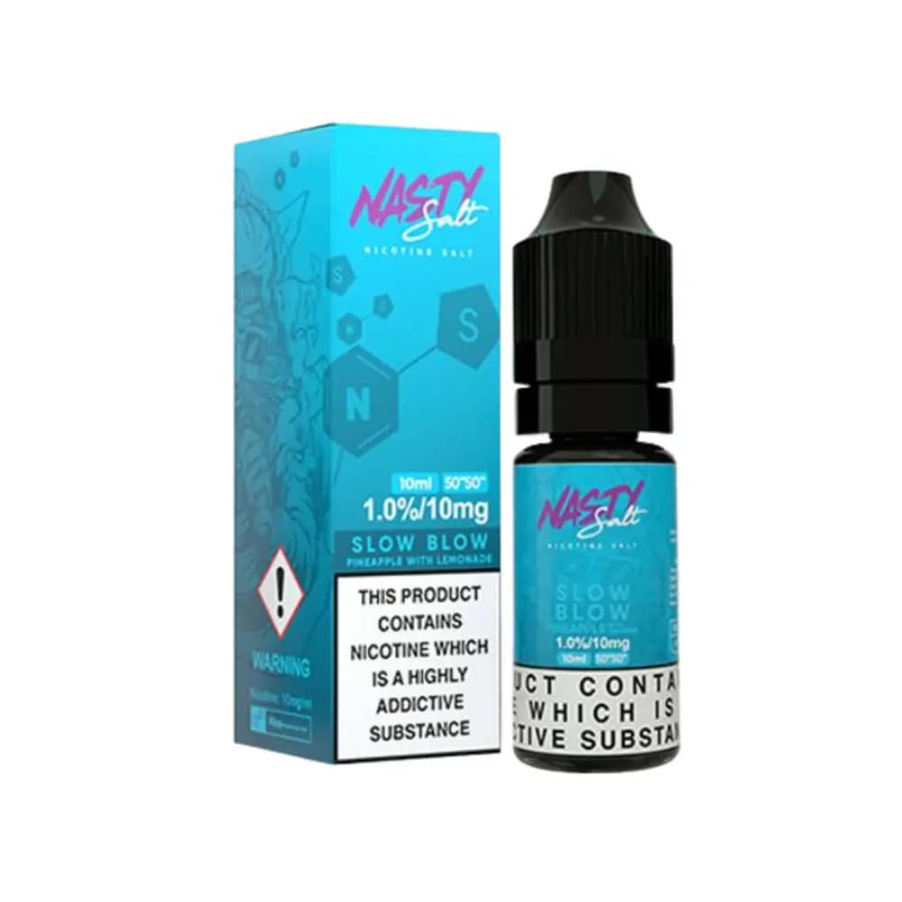 Nasty Juice Nic Salts e liquids 10ml Slow Blow 20mg