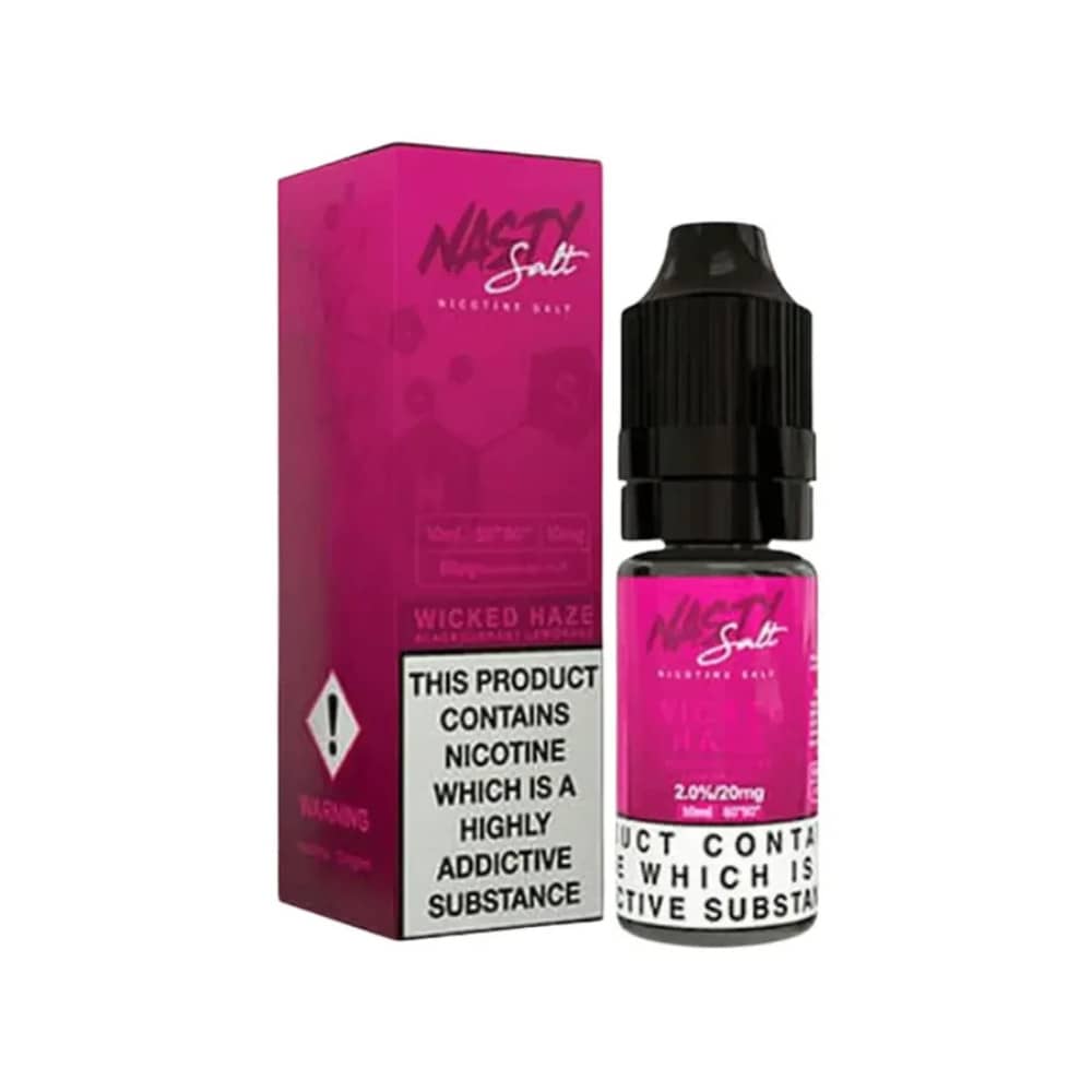 Nasty Juice Nic Salts e liquids 10ml Wicked Haze 20mg