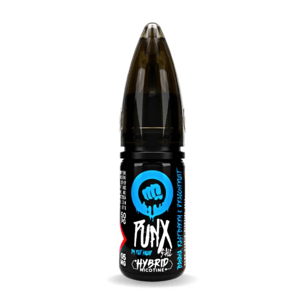 Riot Squad Punx Nic Salts e liquids 10ml Banana Raspberry Dragon 20mg