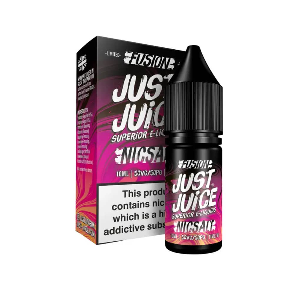 Just Juice Original Nic Salts e liquids 10ml Fusion Berry Burst Lemonade 20mg