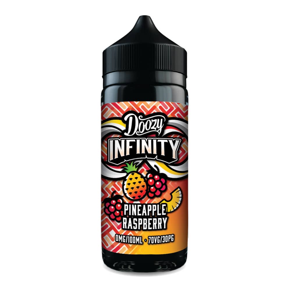 Doozy Infinity Nic Salts e liquids 10ml Pineapple Raspberry 20mg