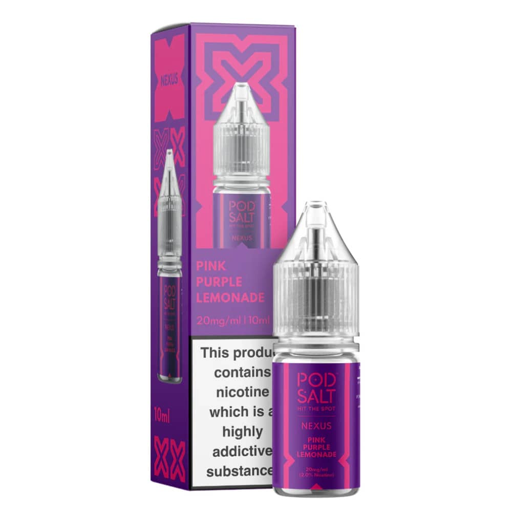 Pod Salt Nexus e liquids 10ml Pink Purple Lemonade 10mg