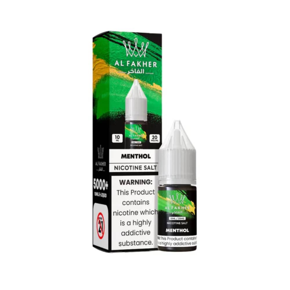 Al Fakher Nic Salts e liquids 10ml Menthol 10mg