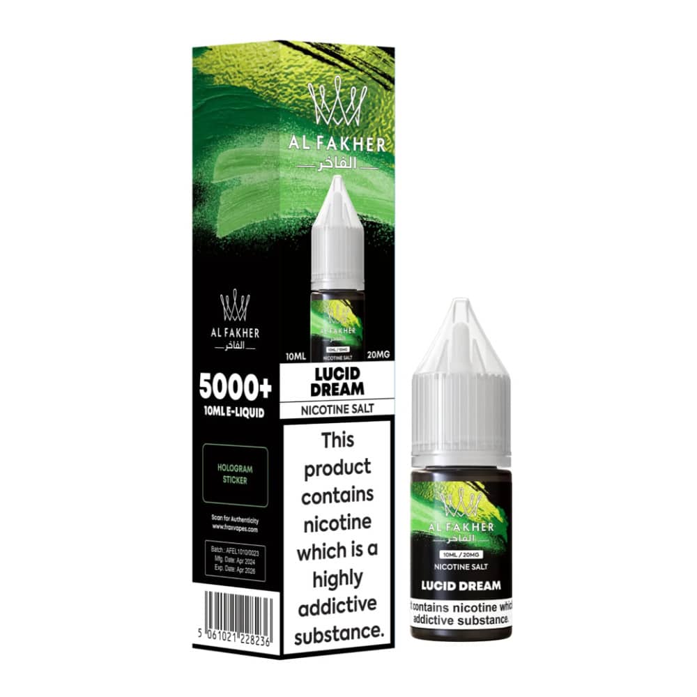 Al Fakher Nic Salts e liquids 10ml Lucid Dream 10mg