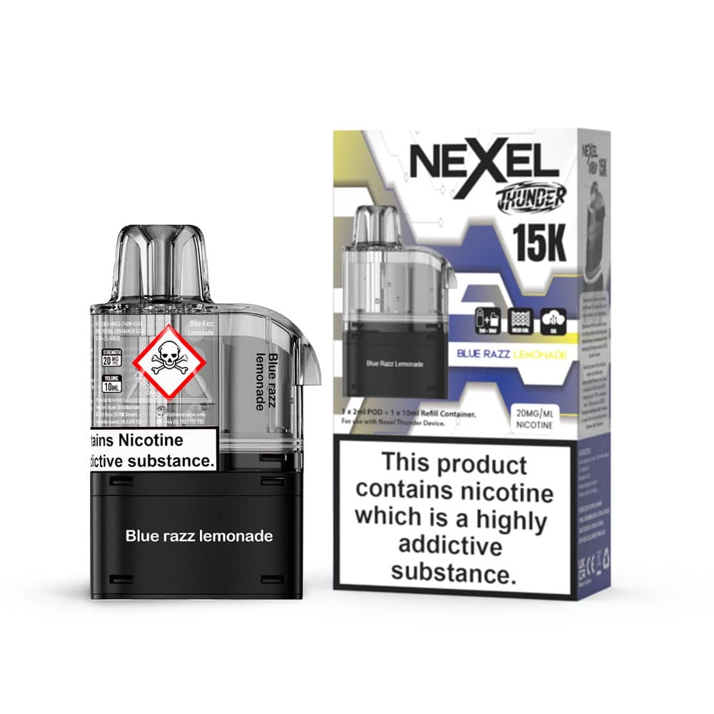 Nexel Thunder 15k Pods Blue Razz Lemonade