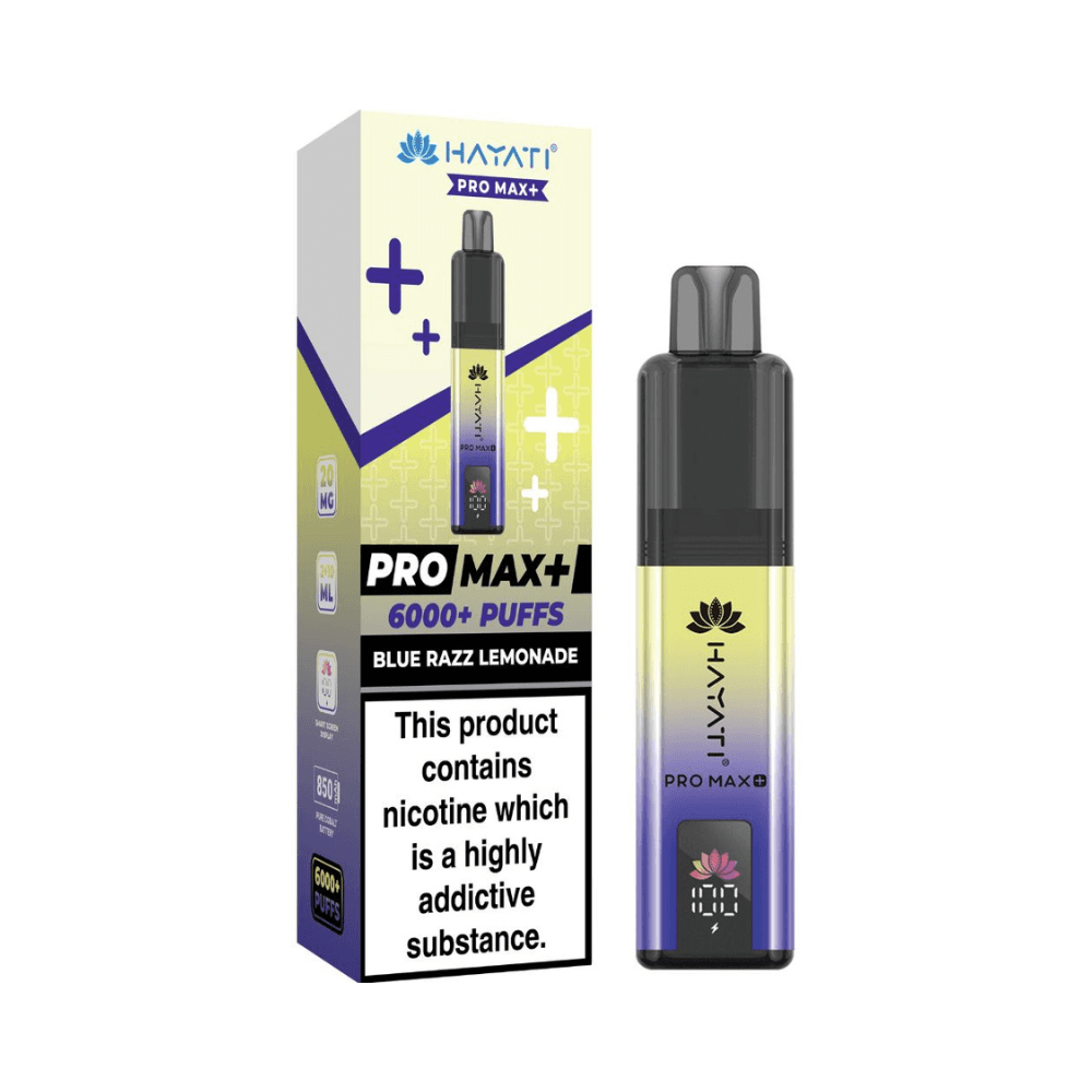 Hayati Pro Max Plus 6000 Prefilled Vape Kit Blue Razz Lemonade