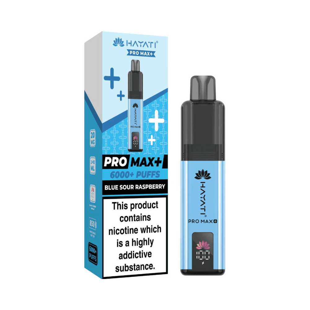 Hayati Pro Max Plus 6000 Prefilled Vape Kit Blue Sour Raspberry