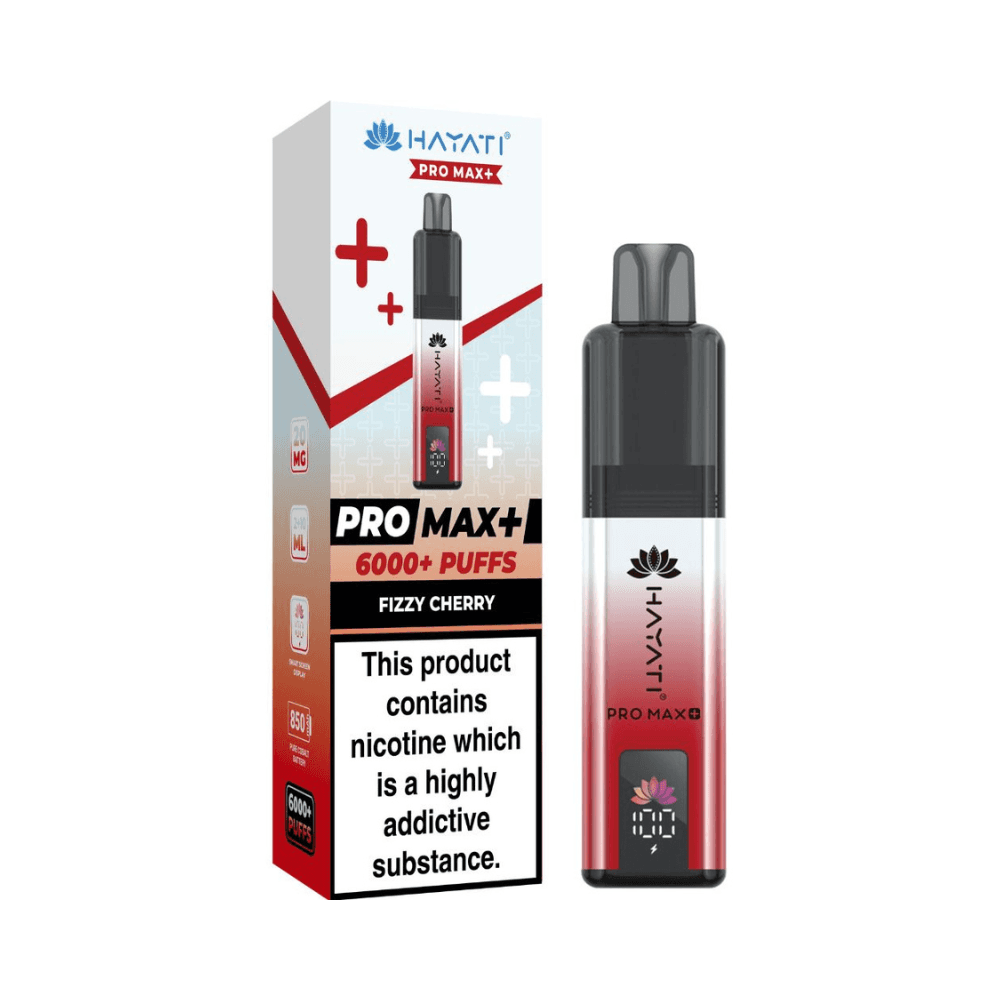 Hayati Pro Max Plus 6000 Prefilled Vape Kit Fizzy Cherry
