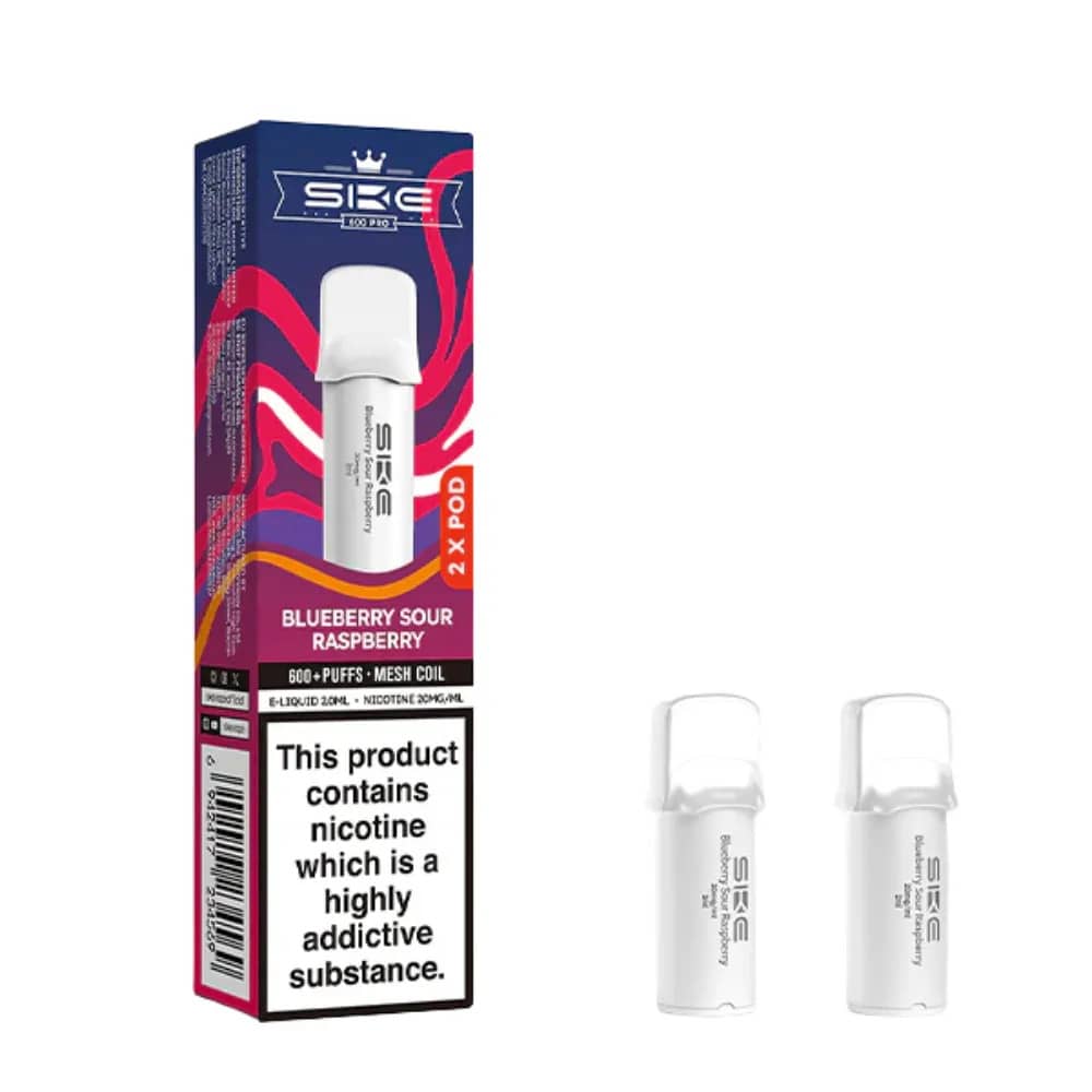 SKE Crystal Pro 600 Pods Blueberry Sour Raspberry